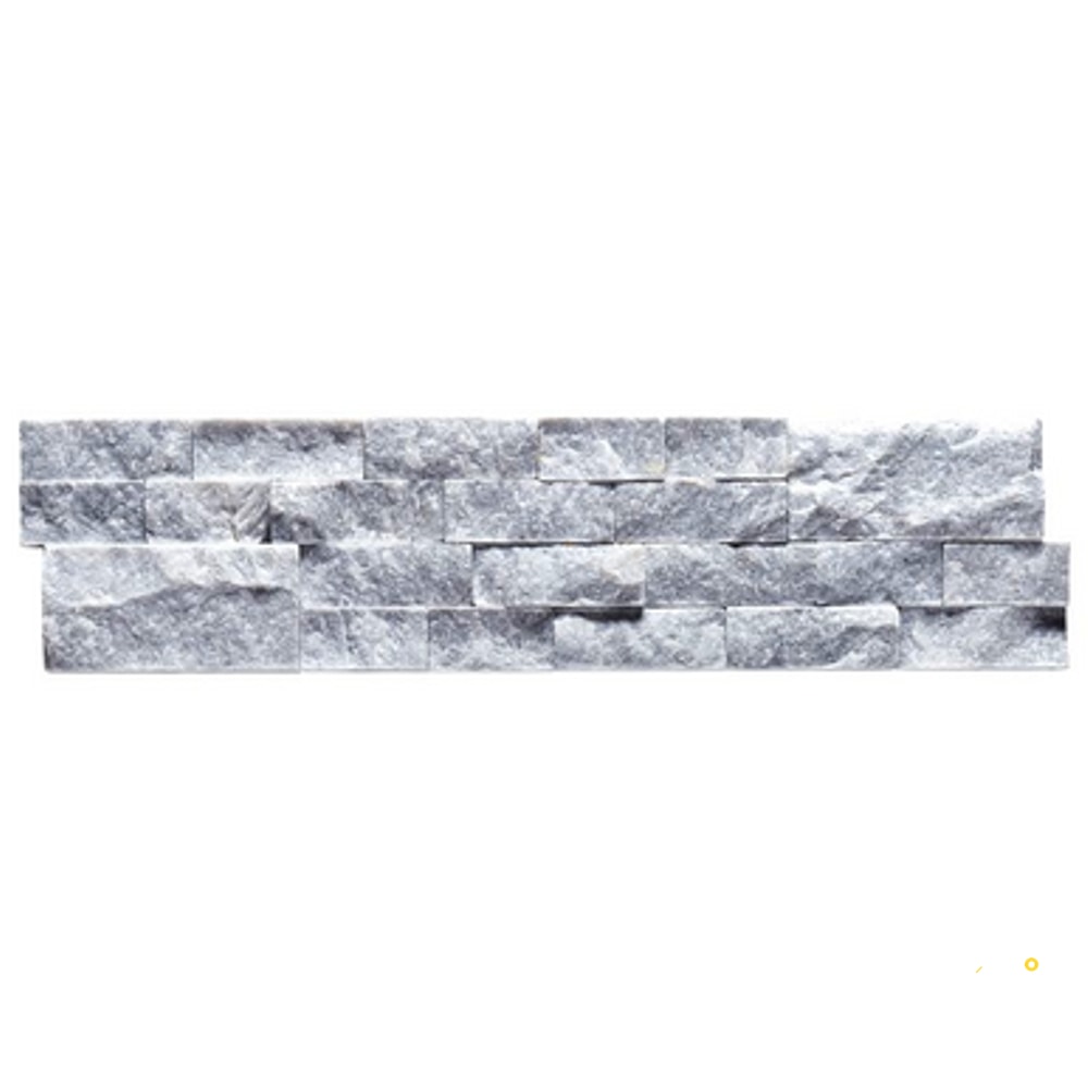OCEAN STORM SPLIT FACE 3D STACKED STONE 5-7/8" X 24" - 3