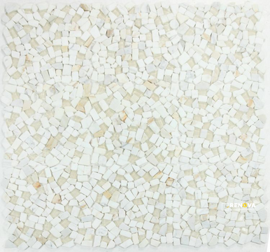 PEBBLE CALACATTA GOLD MOSAIC 12" X 12" - 3