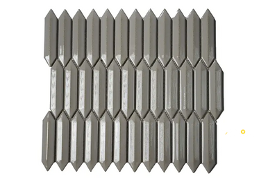 CC MOSAICS PLUS BRIGHT TAUPE 3D PICKETS MOSAIC