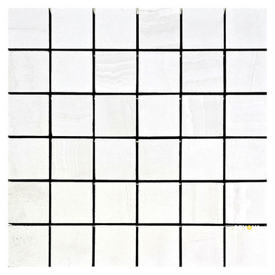 SKORPION WHITE NATURALE MOSAIC 12" X 12"