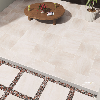 ARTERRA PAVER PRAIA CREMA 24X24X2CM ( 8 SF PER BOX ) - 3