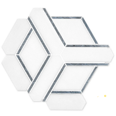 CHAPTER 7 - CUBIST CARVE MOSAIC NATURAL 8-1/2" X 9-7/8"
