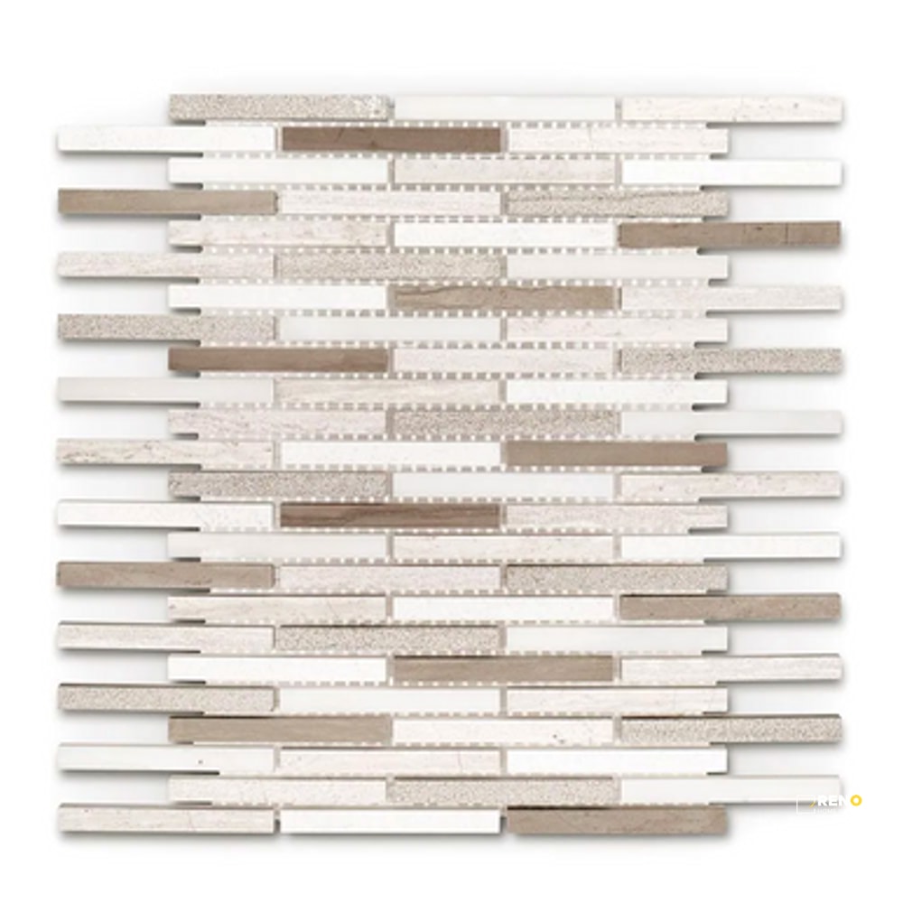 CHAPTER 3 - STREAM STONE LUSTROUS PATTERN B MOSAIC 10-3/4" X 11-7/8" - 4