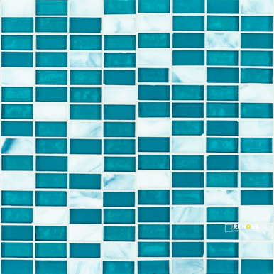 KOTOR 5/8" STACK BRICK BLEND MOSAIC 12.25" X 12.25" - SA990073 - SA990073 - 4