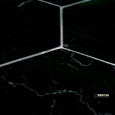 CHAPTER 18 - ROTUNDA NERO MARQUINA FIELD TILE HEX 5" X 5-7/8 - 4