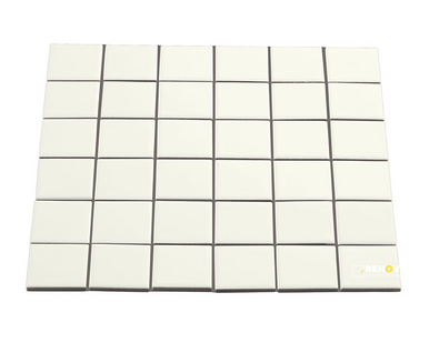 CROSSVILLE MULTIPLIER WHITE 2X2 MOSAIC MATTE .97 SF/SHT