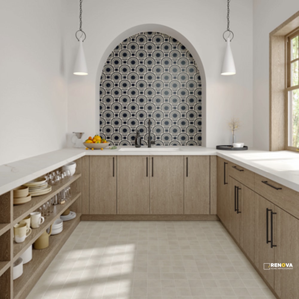 SOLIS HONED MOSAIC BLEND 14-1/4" X 14-1/4"