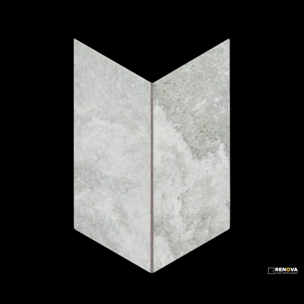 JADE HONED LARGE CHEVRON MOSAIC - 2