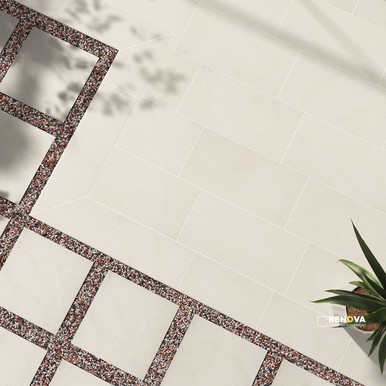 ARTERRA PAVER LIVINGSTYLE CREAM 24X48X2CM ( 8 SF PER BOX ) - 2