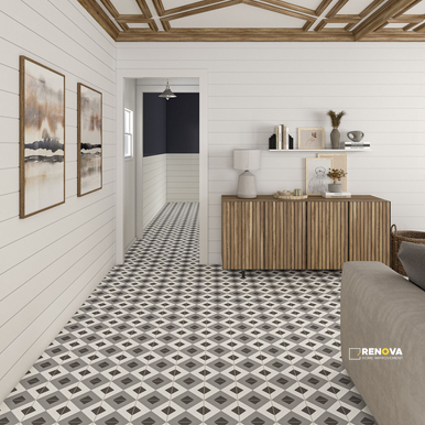 D SEGNI MATTE DOUBLE DIAMOND DECO 8X8 - 3