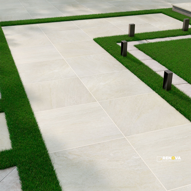 ARTERRA LEGIONS PAVER QUARTZ WHITE 24X48 ( 8 SF PER BOX ) - 3