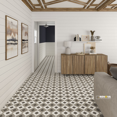 D SEGNI MATTE DOUBLE DIAMOND DECO 8X8 - 4