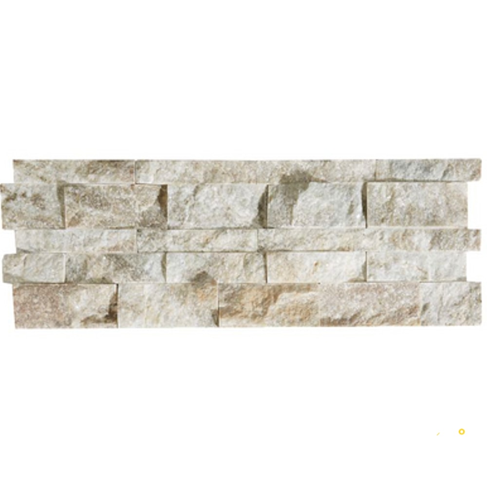 FANTASY BROWN SPLIT FACE 3D STACKED STONE 7-3/16" X 19-5/8" - 2