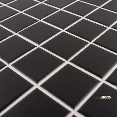 CHAPTER ES - ESSENTIALS BLACK MATTE SQUARE MOSAIC 2" - 2