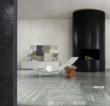I-TRAVERTINI GREY GLOSSY 24" X 48"