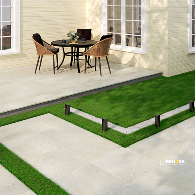 ARTERRA LEGIONS PAVER QUARTZ WHITE 24X24 ( 8 SF PER BOX ) - 6