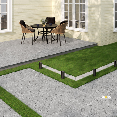 ARTERRA PAVER TERRAZO GRIS 24X24X2CM ( 8 SF PER BOX ) - 6