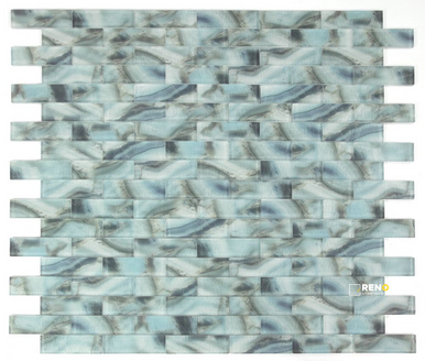 ART ONYX OCEAN MOSAIC 11.75" X 11.75" - 2