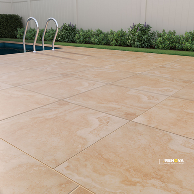 ARTERRA PAVER TIERRA BEIGE 24X24X2CM ( 8 SF PER BOX ) - 3