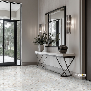 ANGORA POLISHED HEXAGON 2" - 4
