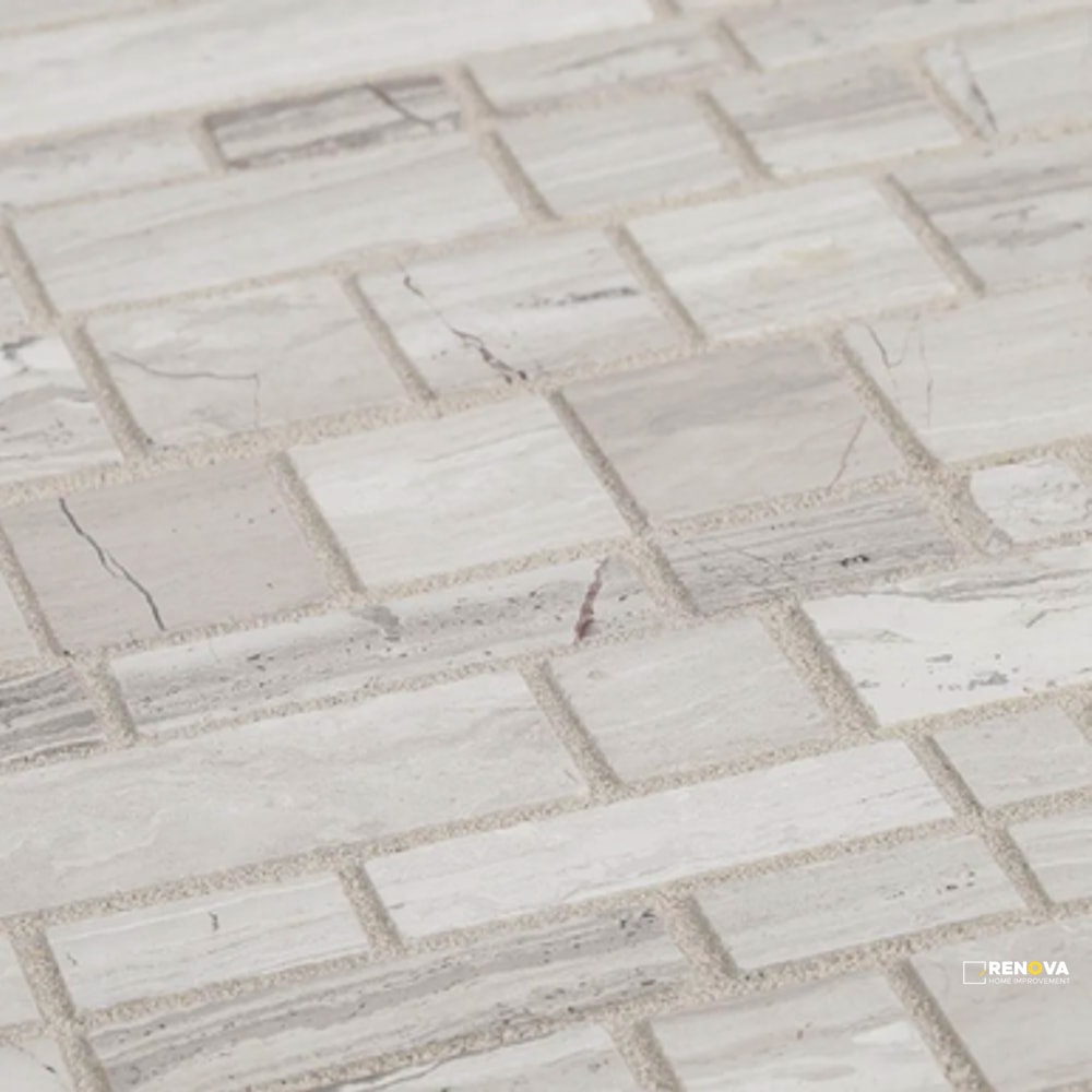 CHAPTER 3 - STREAM STONE MODERNA PATTERN MOSAIC 12-3/8" X 12" - 5