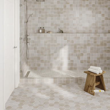 FRAMMENTA MATTE PALLADIANA MOSAIC 12" X 12" - 4