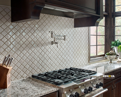 BIANCO ARABESQUE MOSAIC 6MM - 2