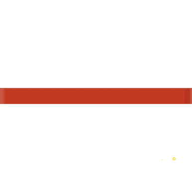 CROSSVILLE GLASS BLOX FLAME 1/2X6 LINER BAR