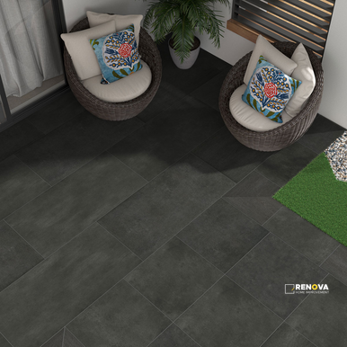 ARTERRA PAVER CEMENTIQUE GRAPHITE 24X48X2CM ( 8 SF PER BOX ) - 3