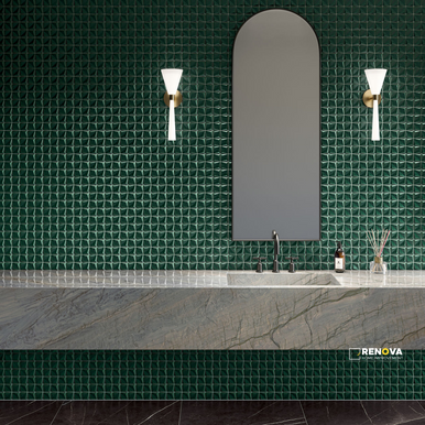ARTEFINO VINTAGE FLORET GLOSSY MOSAIC 2MM - 12X12 - 2