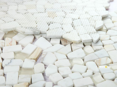 PEBBLE CALACATTA GOLD MOSAIC 12" X 12" - 2