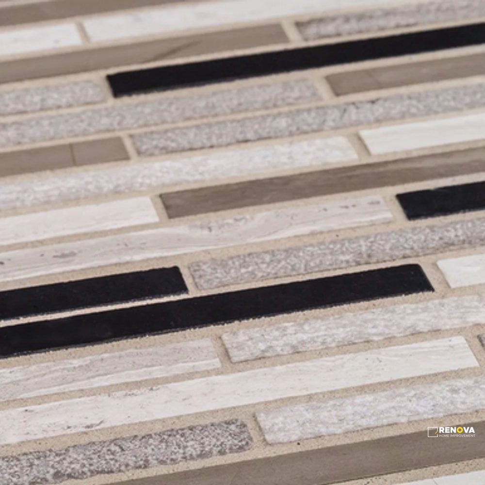 CHAPTER 3 - STREAM STONE LUSTROUS PATTERN C MOSAIC 10-3/4" X 11-7/8"