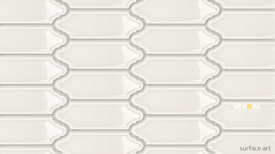 BAROQUE GLOSSY WALL ELONGATED ARABESQUE 2X6