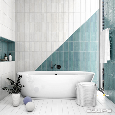 EQUIPE TRIBECA GYPSUM WHITE 2-1/2X10 FIELD GLOSS