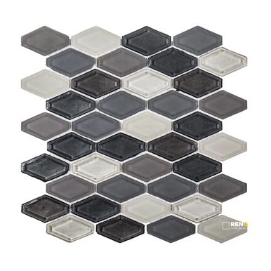 CHAPTER 1 - SUITE GLASS BEVELED ELONGATED HEX 10-1/2" X 11-3/8" - 9