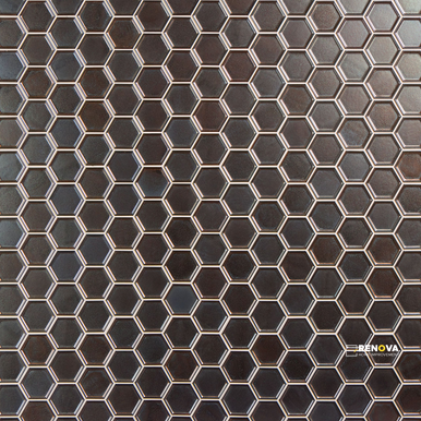ARTEFINO JEWEL FRAMED HEXAGON MATTE MOSAIC 2.5 - 14X12 - 4