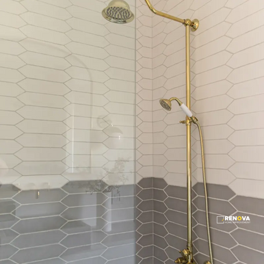 REINE MATTE PICKET PATTERN WALL FIELD TILE 3" X 12" - 6