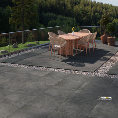 ARTERRA LEGIONS PAVER MIDNIGHT MONTAGE 24X24 ( 8 SF PER BOX ) - 2