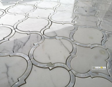 ALICE PEARL CALACATTA WHITE MOSAIC 11.5" X 12" - 3