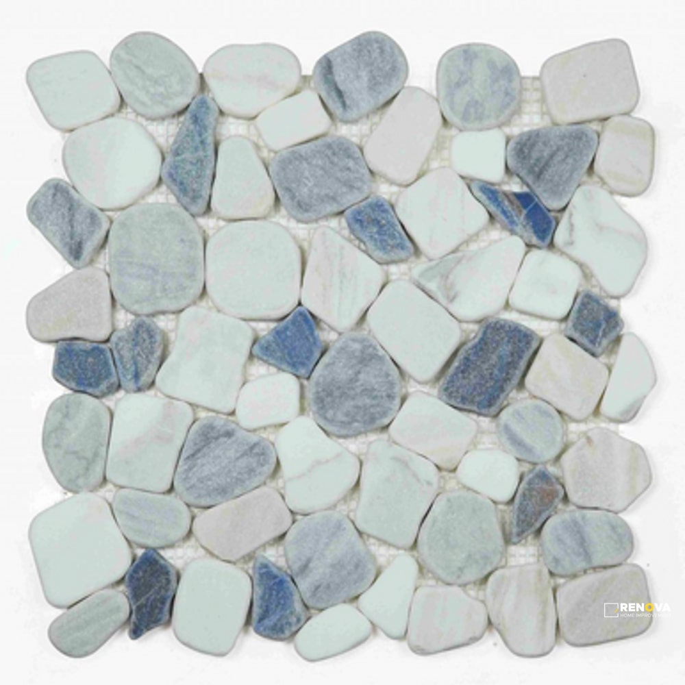RIVER STONE ROYAL SAPPHIRE MOSAIC 12" X 12"