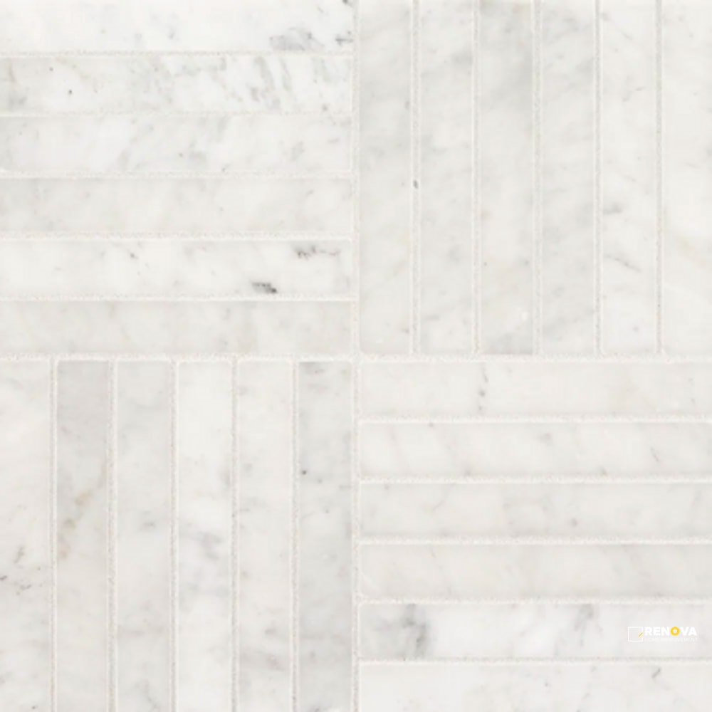 ROYAL BLOOM WHITE MOSAIC 11.875" X 11.875" - SA82011 - SA82011 - 3