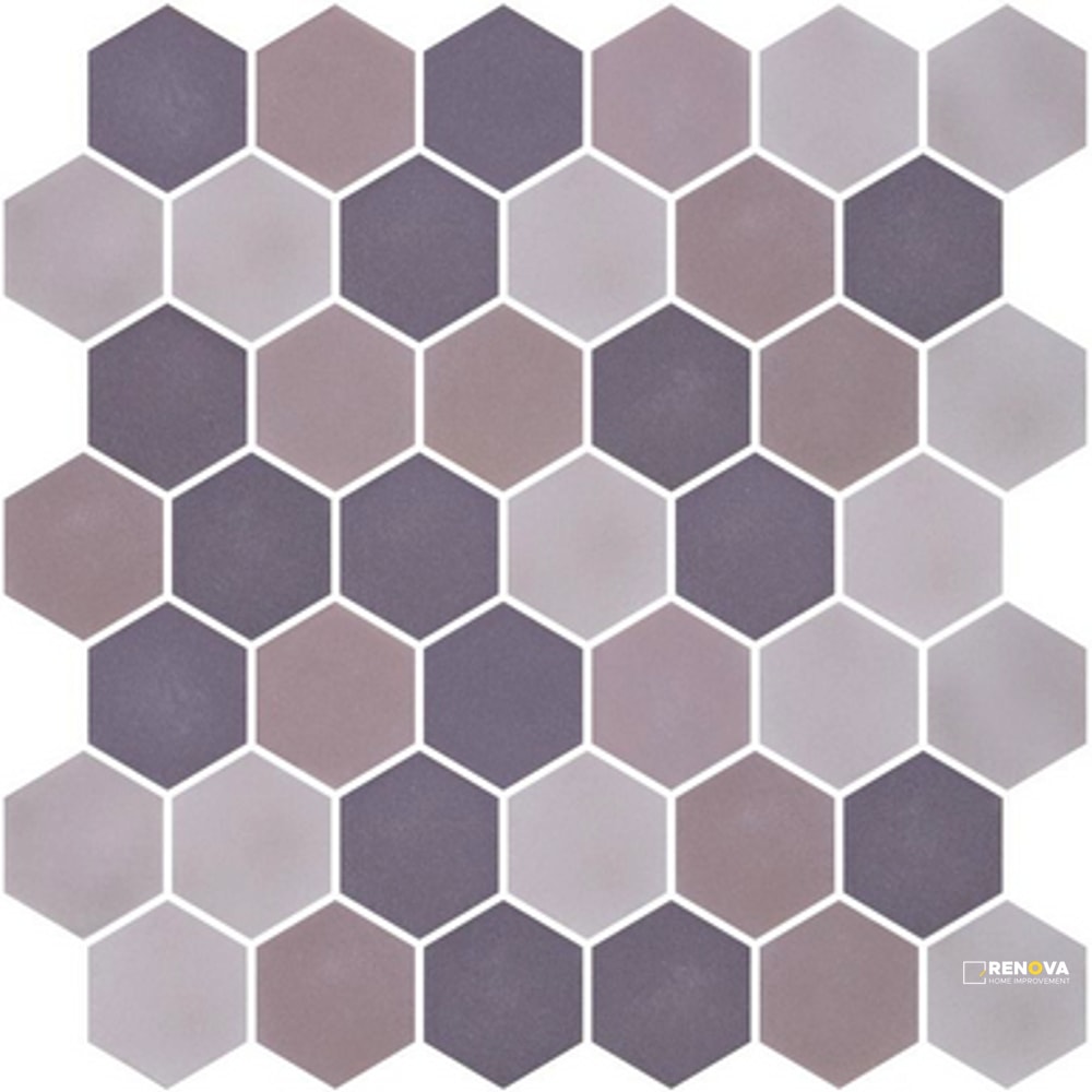 STONEBLEND XL MIXED GREY MOSAIC 11.25" X 11.25"