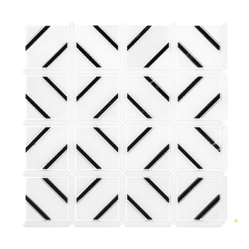 AVANT NERO MARQUINA MOSAIC 12.875" X 12.875" - SA72084 - SA72084 - 6