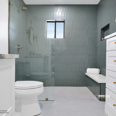 REINE MATTE PICKET PATTERN WALL FIELD TILE 3" X 12" - 4