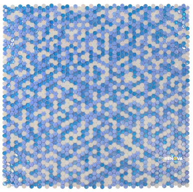 LAGUNA BEACH PENNY MOSAIC 11.25" X 11.25" - 2