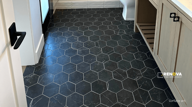 VIENNA POLISHED HEXAGON MOSAIC 6IN - 2