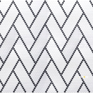 GEOMETRO 2.0 GLASS MATTE HEXAGON MOSAIC 15" X 11" - 2