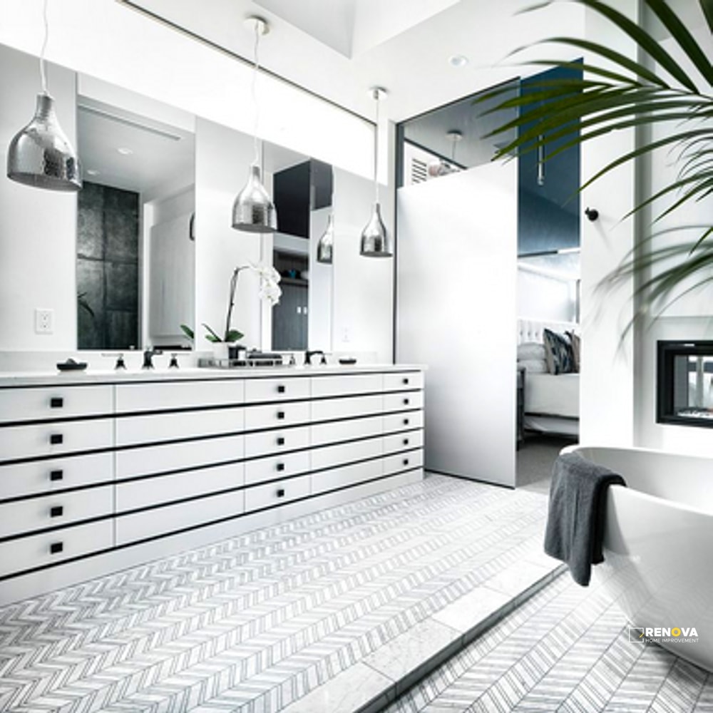 VENATINO POLISHED CHEVRON PATTERN MOSAIC - 4