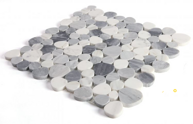 APHRODITE CALACATTA GREY MOSAIC 12" X 12" - 4
