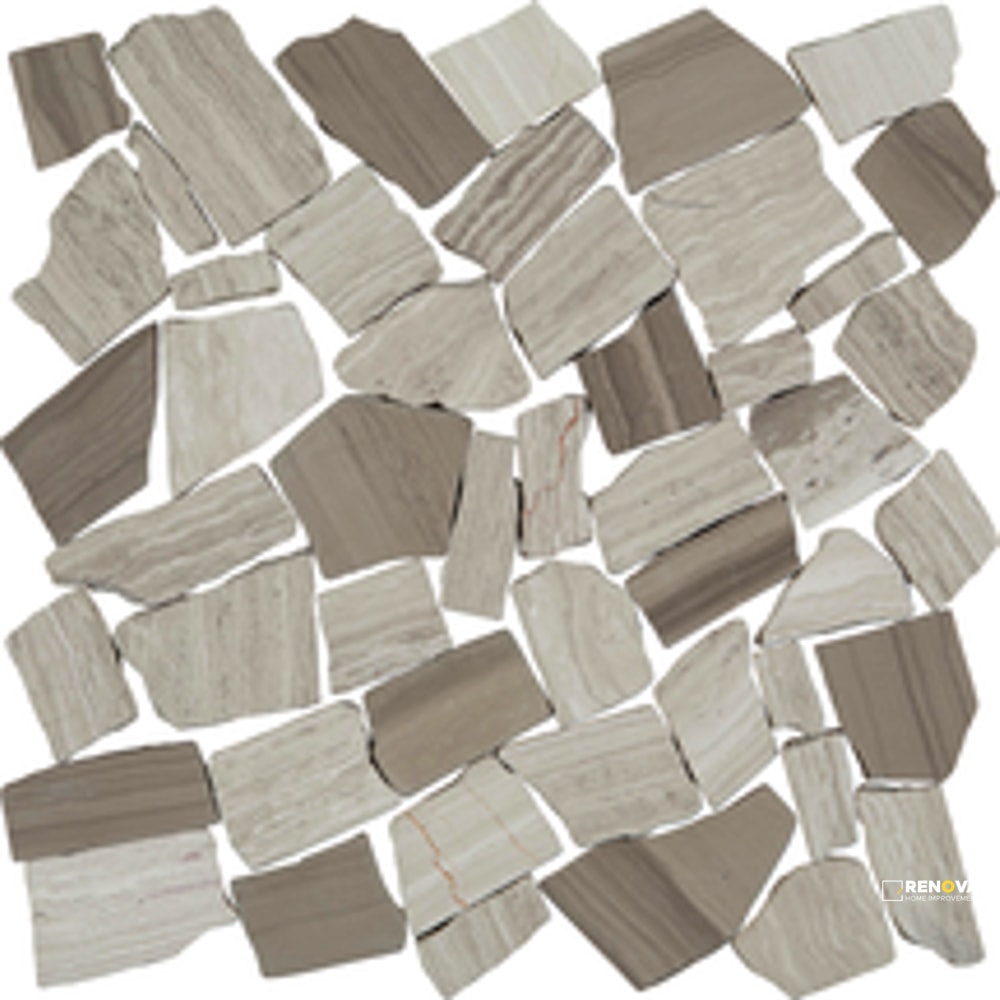 PIETRA ART PEBBLES RUSTIC BIRCH FLAT 12" X 12" - 3